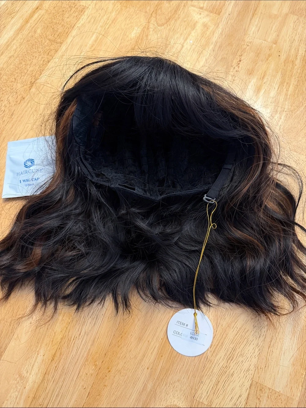 Brown Wig with Highlights - Lightweight Everyday Style